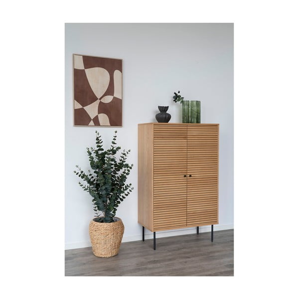 Зелена стъклена ваза (височина 26,5 cm) – House Nordic-image-2