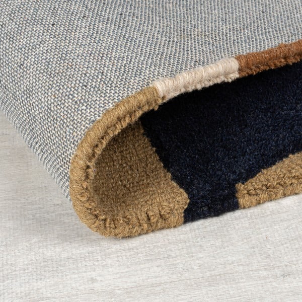 Теракотен ръчно изработен вълнен килим 160x230 cm Mia Arch – Flair Rugs-image-4