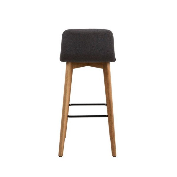 Комплект от 2 сиви бар столове Arosa - Actona-image-3