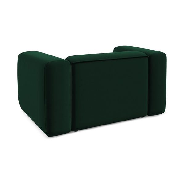 Тъмнозелено кадифено кресло Ekahi – Makamii-image-4