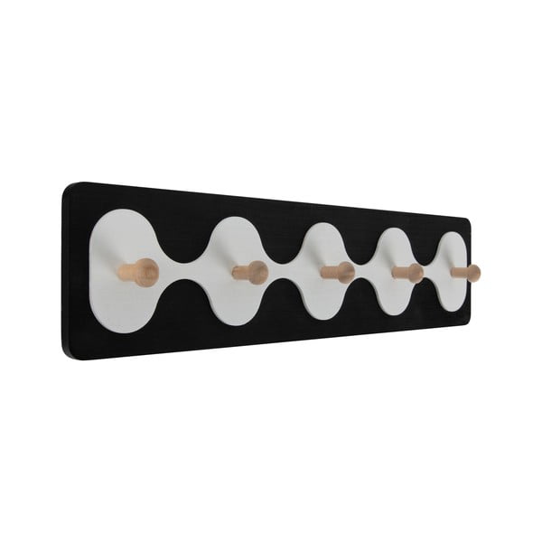 Черна стенна закачалка 48 cm Rizar  – PT LIVING-image-2