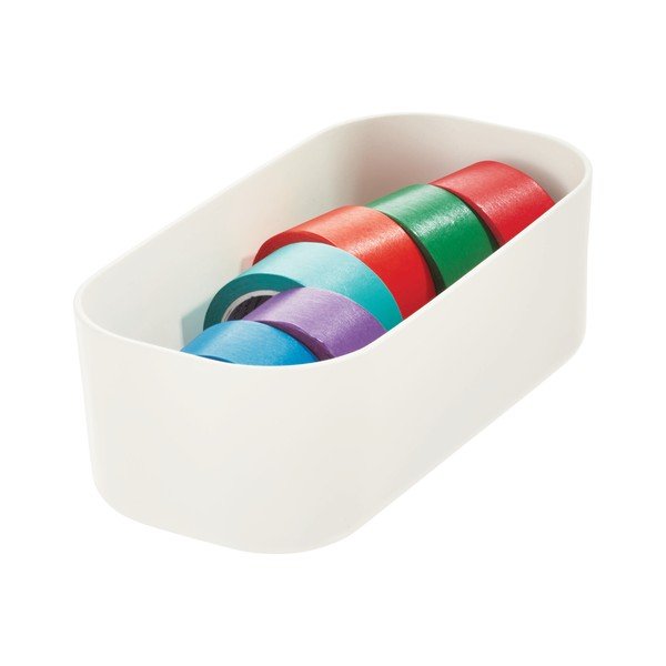 Бяла кутия за съхранение , 9 x 18,3 cm Eco - iDesign-image-1