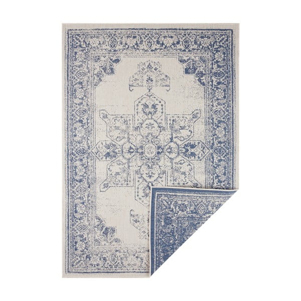 Синьо-кремав килим на открито , 200 x 290 cm Borbon - NORTHRUGS