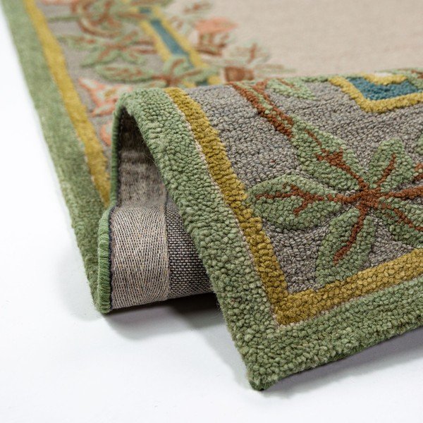 Ръчно изработена вълнена пътека 80x300 cm Verona Floral  – Flair Rugs-image-2