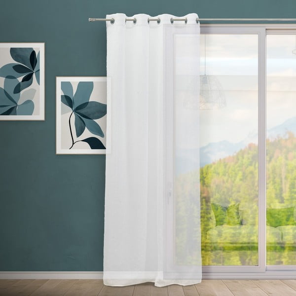 Бяла завеса 140x260 cm Flat – Casa Selección-image-1