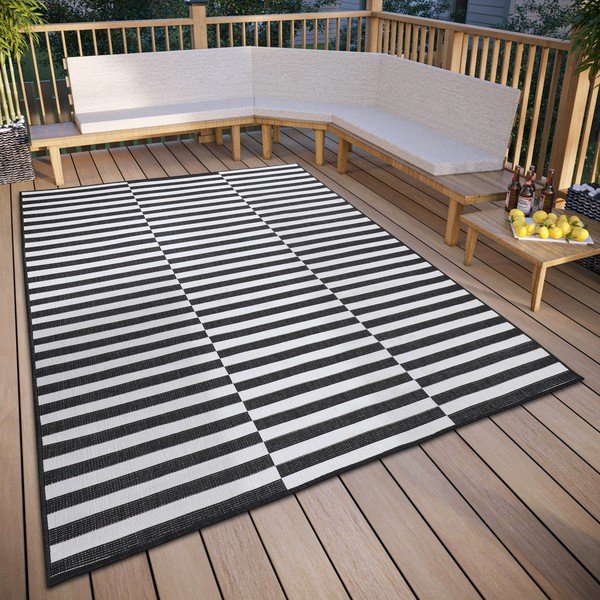 Черно-бял пътека 80x150 cm Viela – Hanse Home-image-1