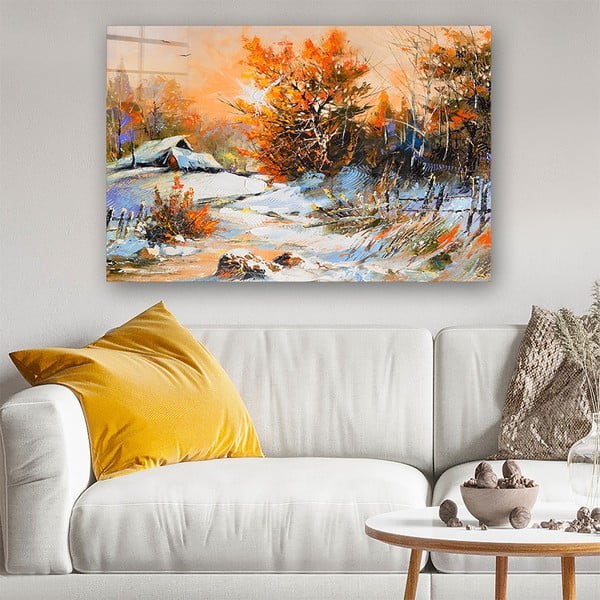 Картина върху стъкло 100x70 cm Winter - Wallity-image-1