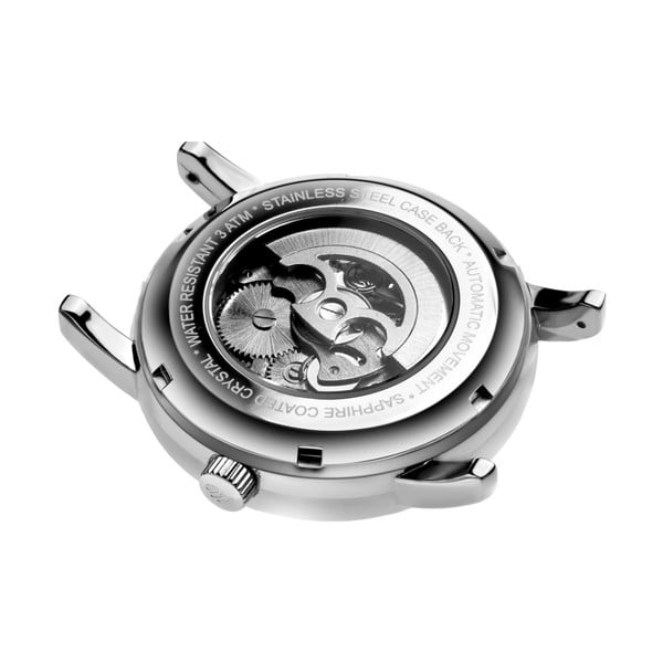 Мъжки часовник с каишка от неръждаема стомана в сребристо Randy - Walter Bach-image-4