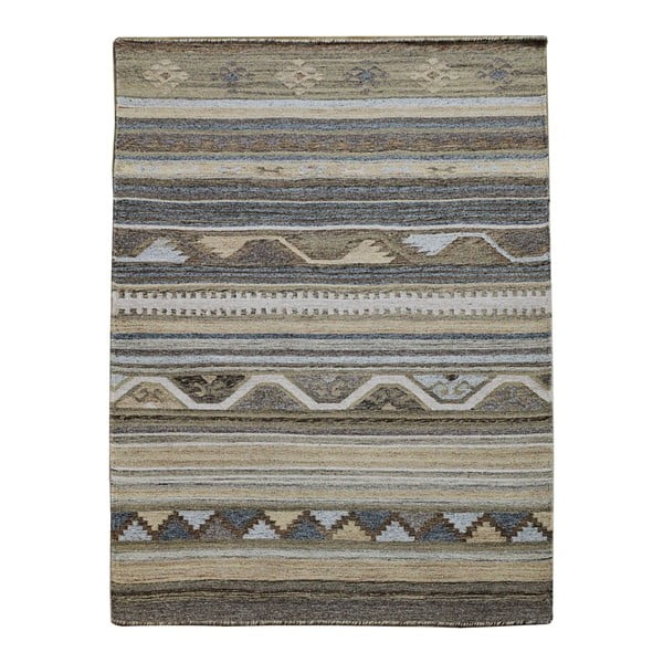 Ručně tkaný koberec Bakero Kilim Natural 33, 180 x 120 cm