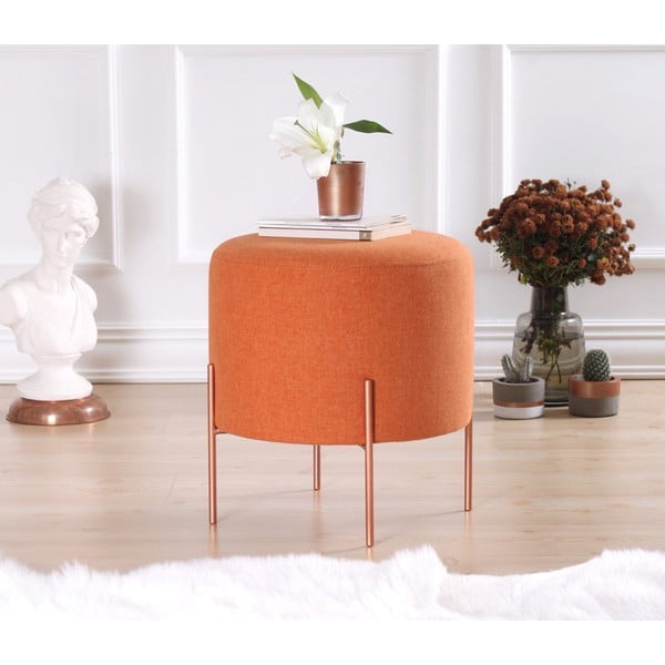Оранжева табуретка Copper – Artie-image-1