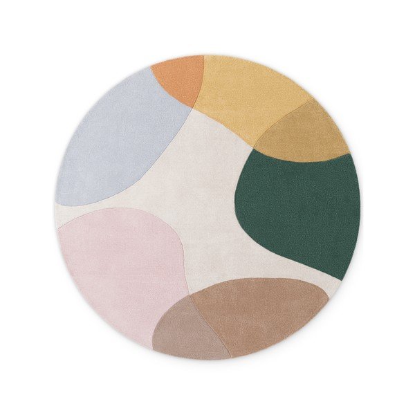 Ръчно изработен вълнен кръгъл килим ø 160 cm Hackney Clarissa – Ted Baker