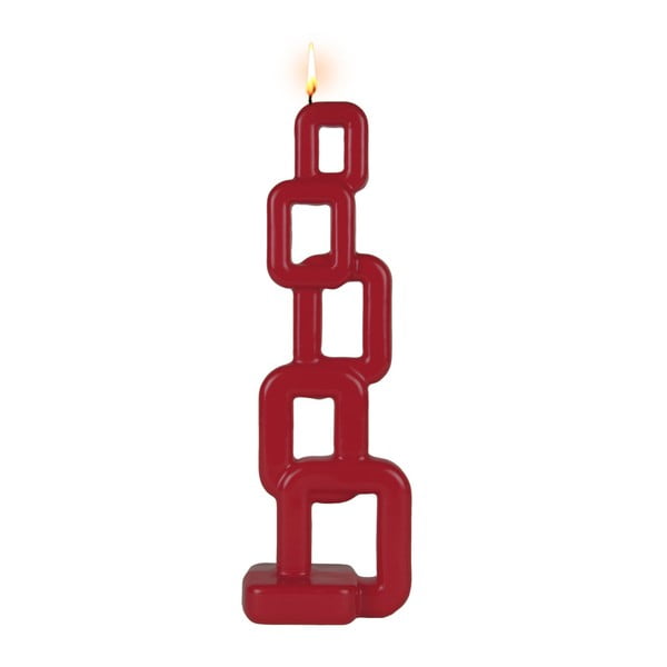 Červená svíčka Alusi Tara, 8 hodin hoření