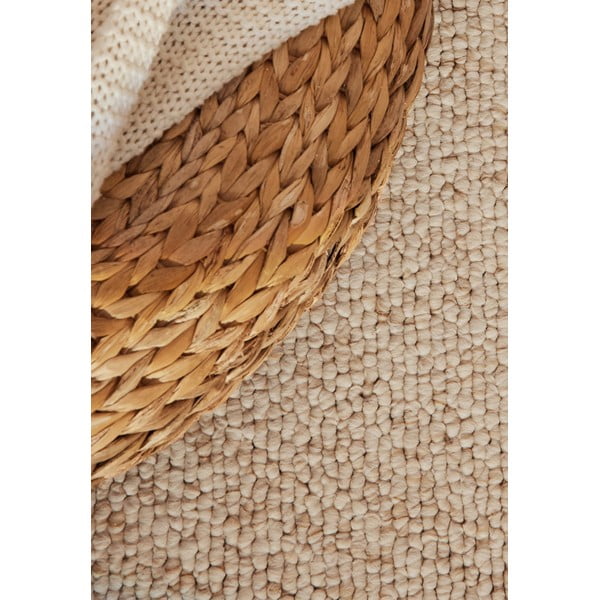 Кремав килим подходящ за пране 200x290 cm Rocco Cream – Elle Decoration-image-3