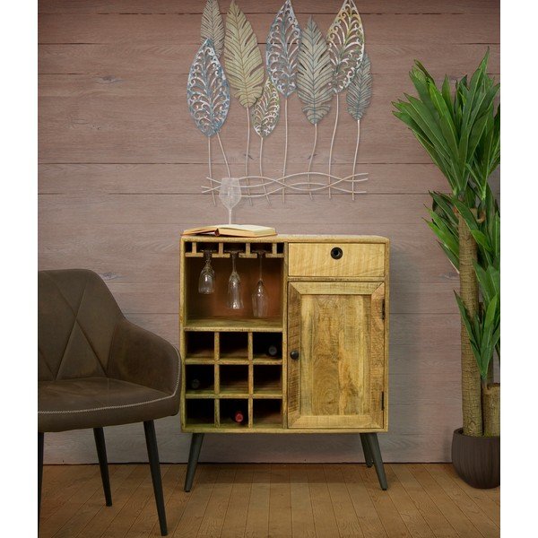 Skříňka z mangového dřeva Mauro Ferretti Belgrado Cellar, šířka 75 cm-image-1