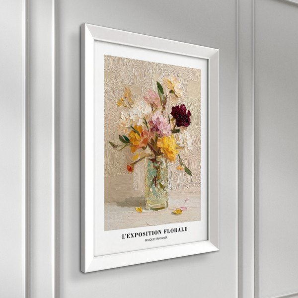 Печатна картина с включена рамка 56x75 cm Sunny Bouquet – Styler-image-3