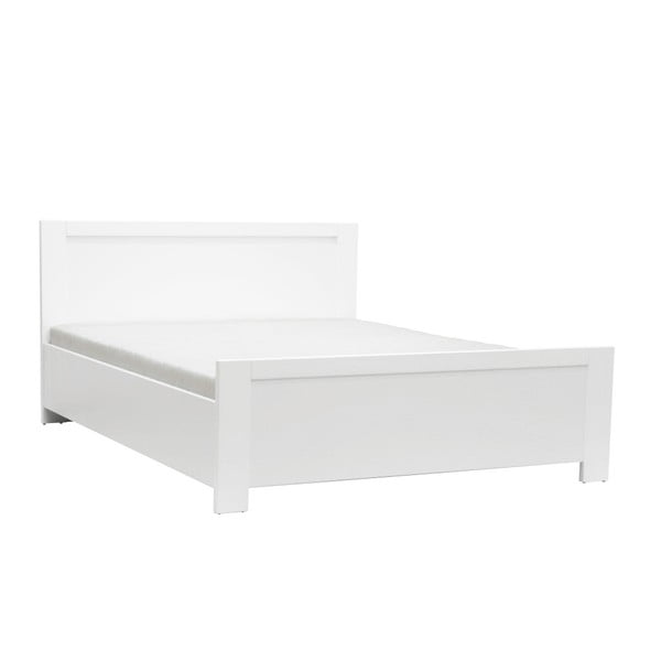 Bílá dvoulůžková postel Mazzini Beds Sleep, 160 x 200 cm