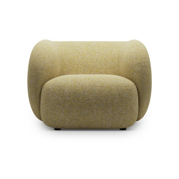 Жълто кресло Kate – Micadoni -image-1