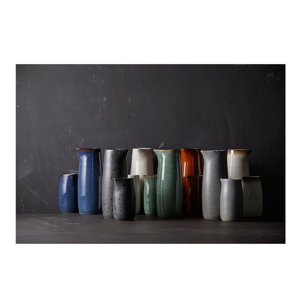 Зелена керамична кана за мляко 200 ml Gastro Green/Black – Bitz-image-1