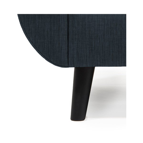 Tmavě modrá pohovka s lenoškou na pravé straně Vivonita Harlem-image-2