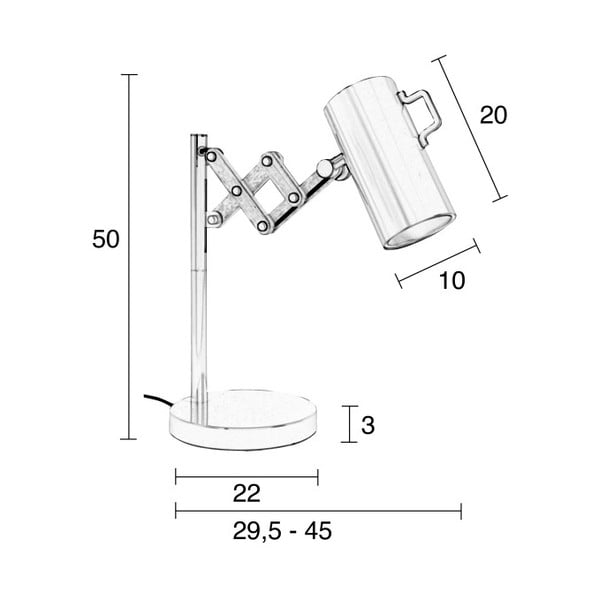 Bílá stolní lampa Zuiver Flex-image-1