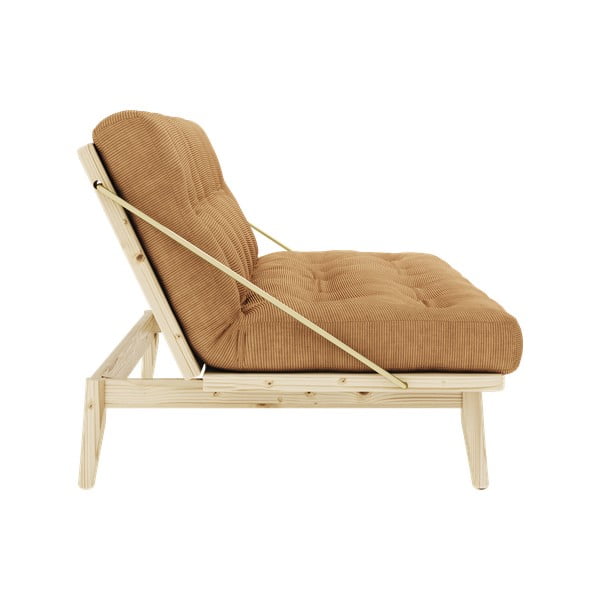 Разтегателен диван горчица 190 cm Folk - Karup Design-image-4
