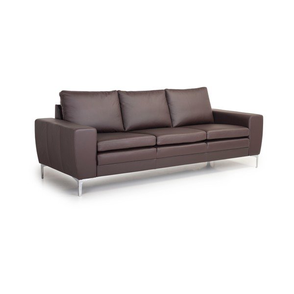 Кафяв кожен диван Twigo, 227 cm - Scandic-image-4