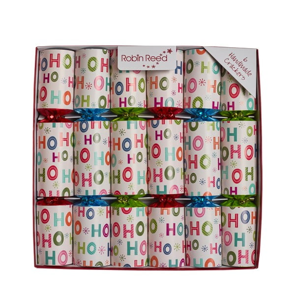 Коледни крекери в комплект от 6 бр. Ho Ho Ho – Robin Reed