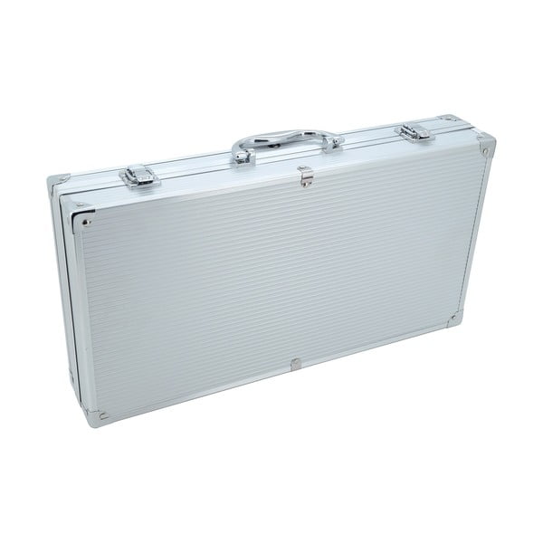 Комплект от 18 инструмента за печене на скара в алуминиев калъф - Cattara-image-3