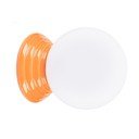 Оранжева керамична стенна лампа ø 12 cm Farsa – Sollux
