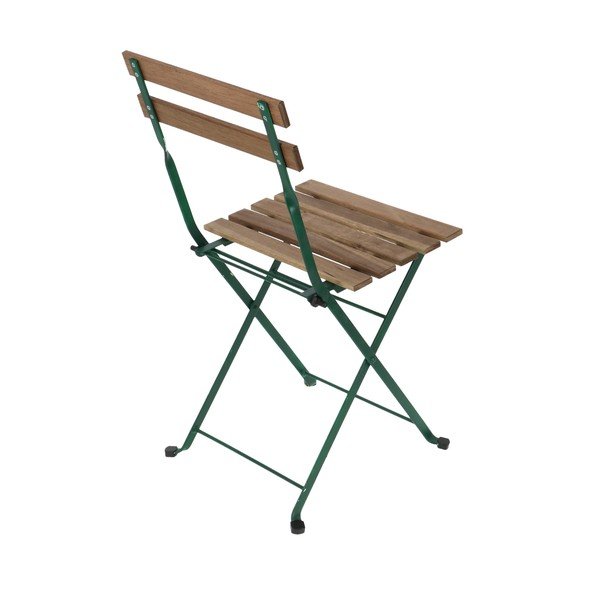 Зелен и бежов метален градински стол - Esschert Design-image-3