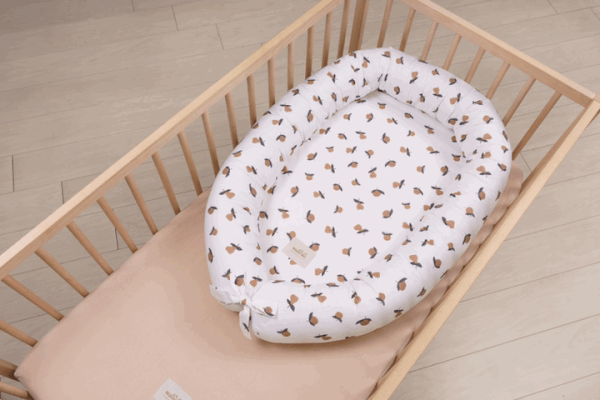 Бяло гнездо за бебе Garden Fruits - Malomi Kids-image-1