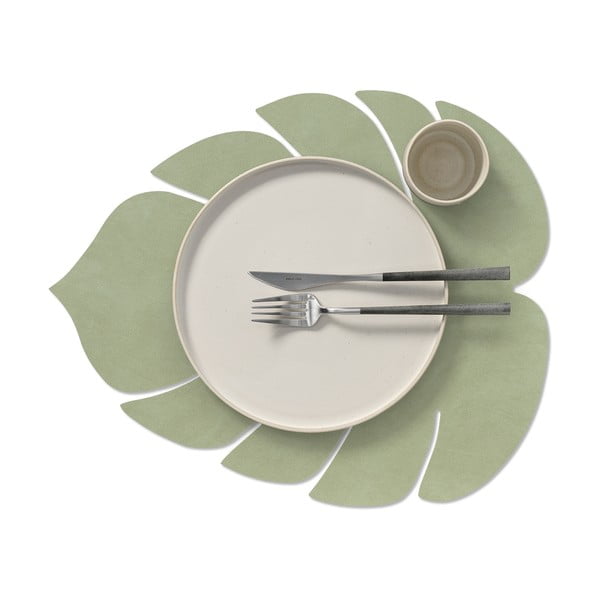 Подложка за хранене от еко кожа 35x42 cm Monstera Leaf Nupo – LIND DNA-image-1