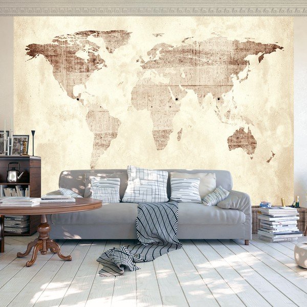 Широкоформатен тапет , 200 x 140 cm Precious Map - Artgeist-image-1