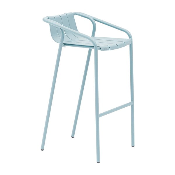 Сини метални градински бар столове в комплект от 2 бр. Fleole – Ezeis