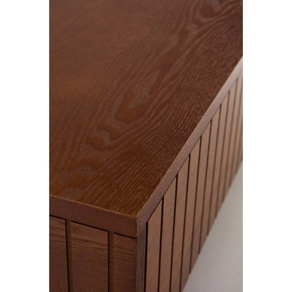 Тъмнокафява масичка за кафе от МДФ 90x90 cm Furuvik – Jotex-image-3