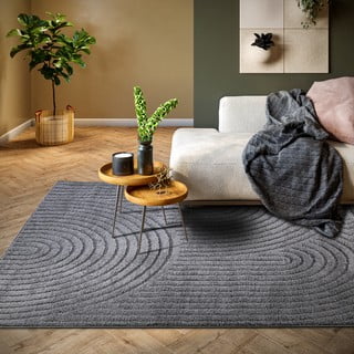 Антрацитен килим 200x280 cm Panglao New York Anthracite – Elle Decoration