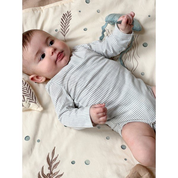 Светложълто детско килимче за игра 80x80 cm Sea Garden – Cam Cam Copenhagen-image-2