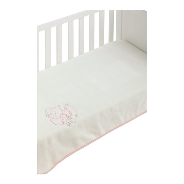 Бебешко одеяло с розови детайли Dreams, 110 x 140 cm - Naf Naf