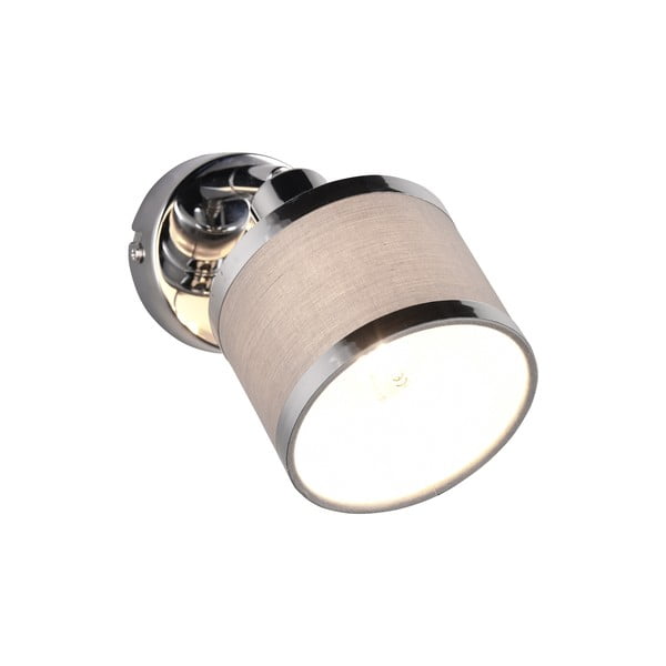 Стенна лампа в бежово и сребристо ø 10 cm Arosa - Trio-image-1