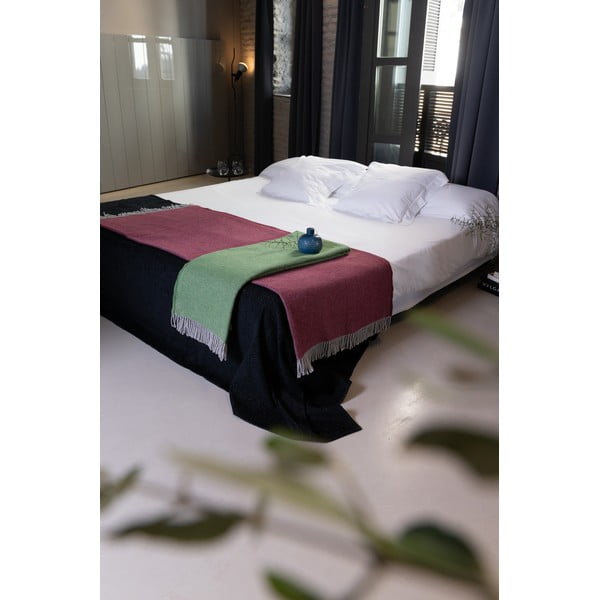 Виненочервено каре със съдържание на памук , 140 x 180 cm Jade - Euromant-image-3