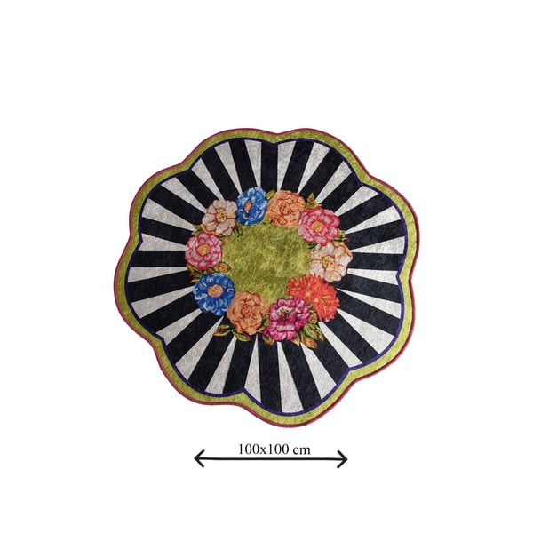 Килим за баня ø 100 cm Loan – Foutastic-image-3