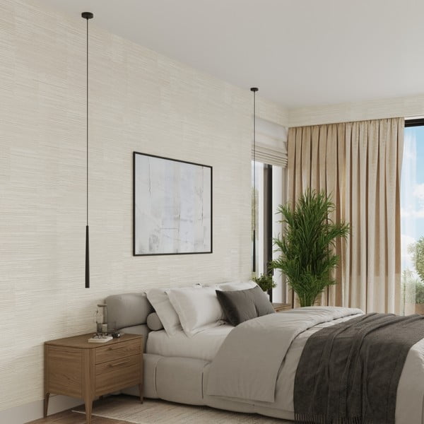 Черно висящо осветително тяло ø 19,5 cm Bliss – Sollux-image-4