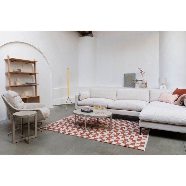 Библиотека от масивен ясен с плъзгащи се врати в естествен цвят 90x180x35 cm Rise – Zuiver-image-4