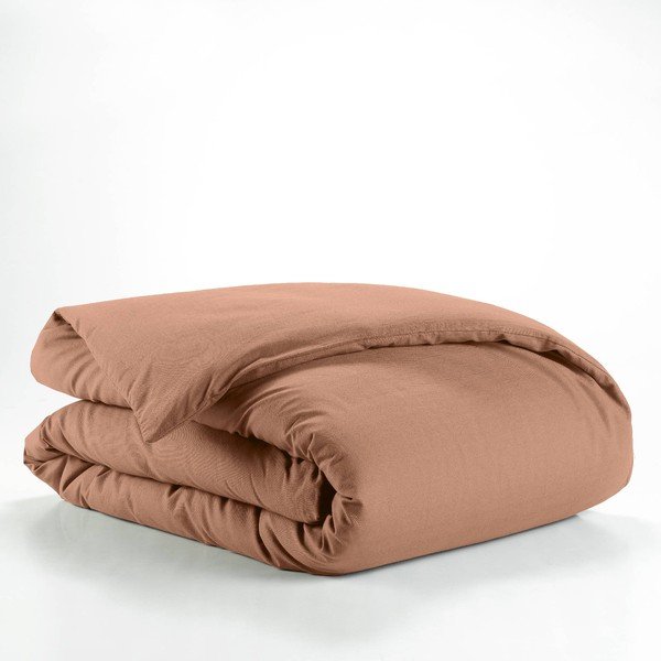 Единична памучна олекотена завивка в цвят сьомга 140x200 cm Lina – douceur d'intérieur