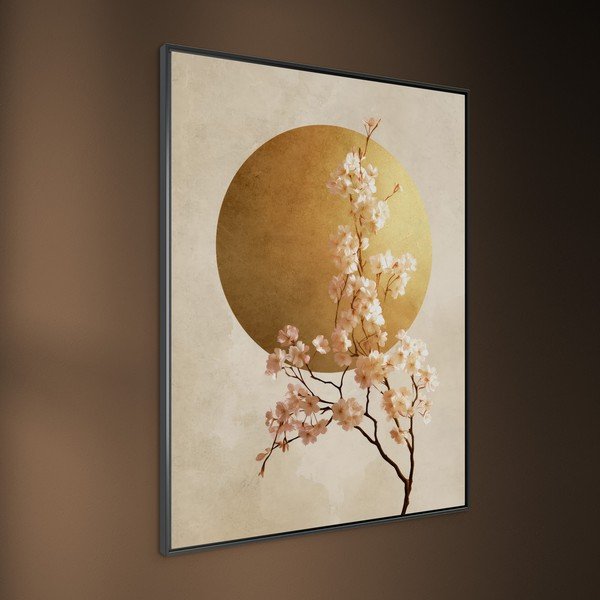 Печатна картина с включена рамка 60x80 cm Cherry Blossoms – Styler-image-3