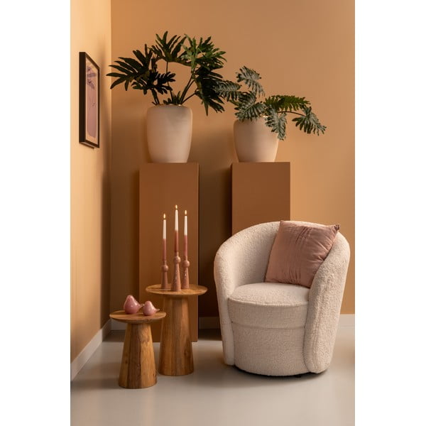 Кръгла странична масичка от масивно манго ø 30 cm  Force  – Leitmotiv-image-3