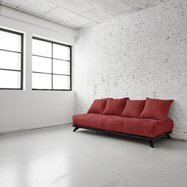 Pohovka Senza Black/Passion Red-image-2