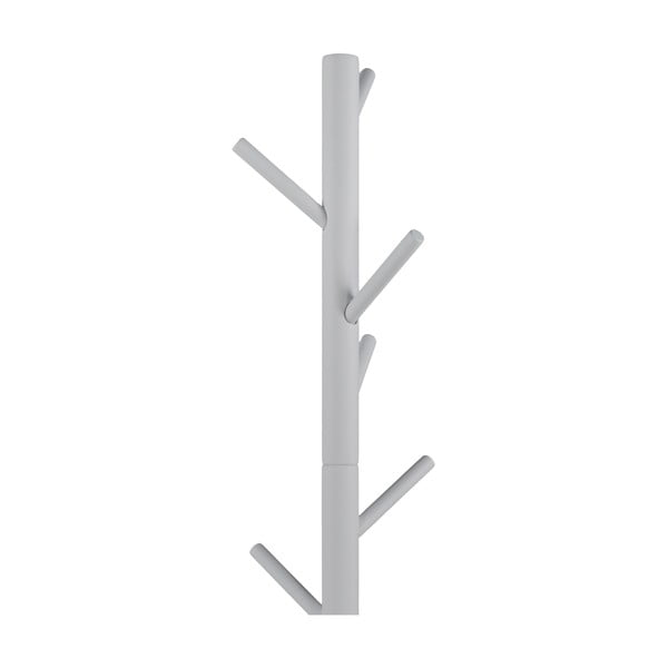 Бяла стойка за връхни дрехи от масивно каучуково дърво ø 36x170 cm Bro – Spinder Design-image-2