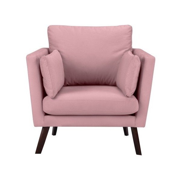 Růžové křeslo Mazzini Sofas Elena