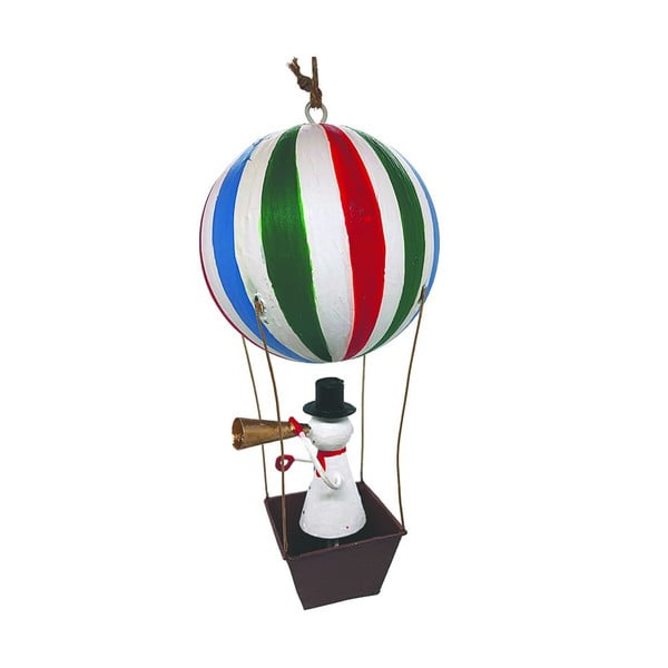 Висяща коледна украса Snowman in Airballoon - G-Bork